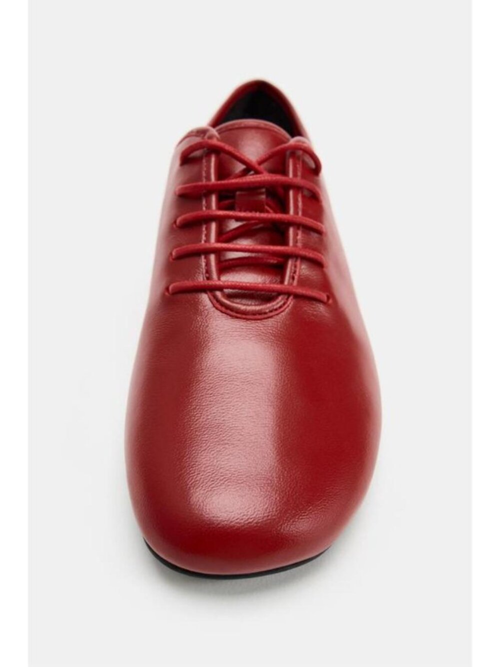 ZARA LEATHER LACE-UP FLATS 3504/810/600